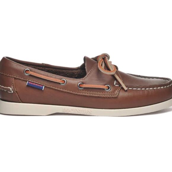 Sebago Brown Portland Boat Shoes NWT Never Used Size 7 - Picture 3 of 8